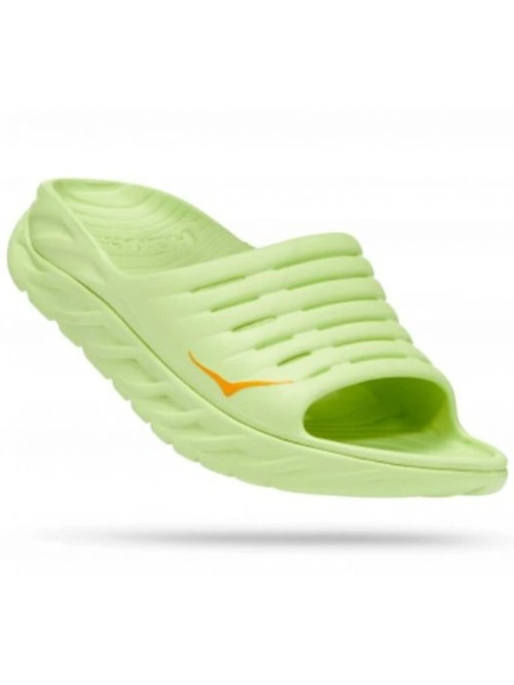 Hoka One One Men's Vibrant Green Ora Recovery Comfort Slide Sandal Size 10